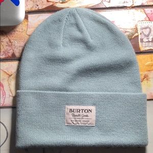 Light blue Burton beanie